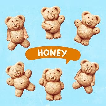 Teddy Grahams Honey Graham Snacks, 12 - 8 oz Bags