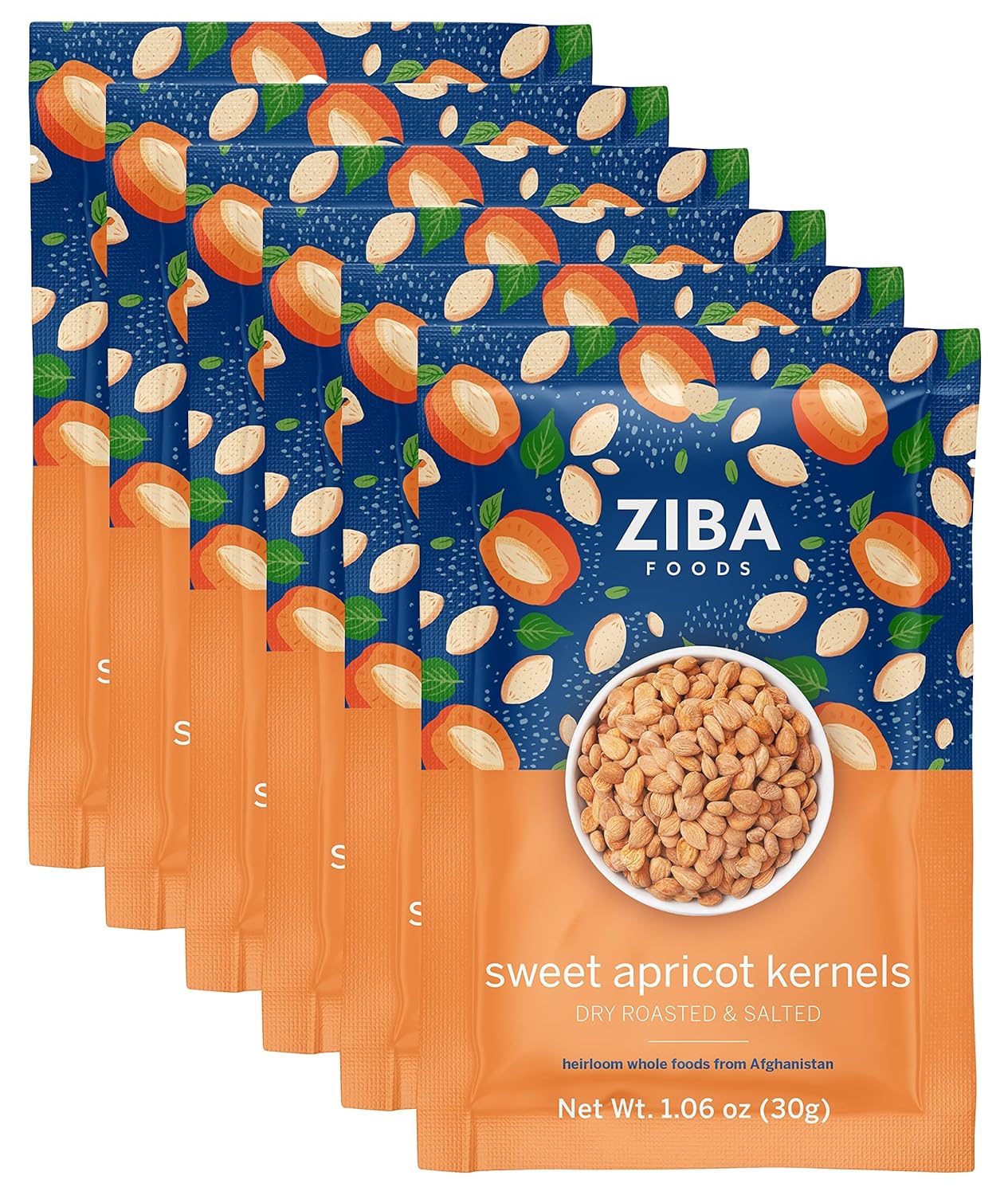 Ziba Foods Wild Grown Sweet Apricot Kernels NonGMO