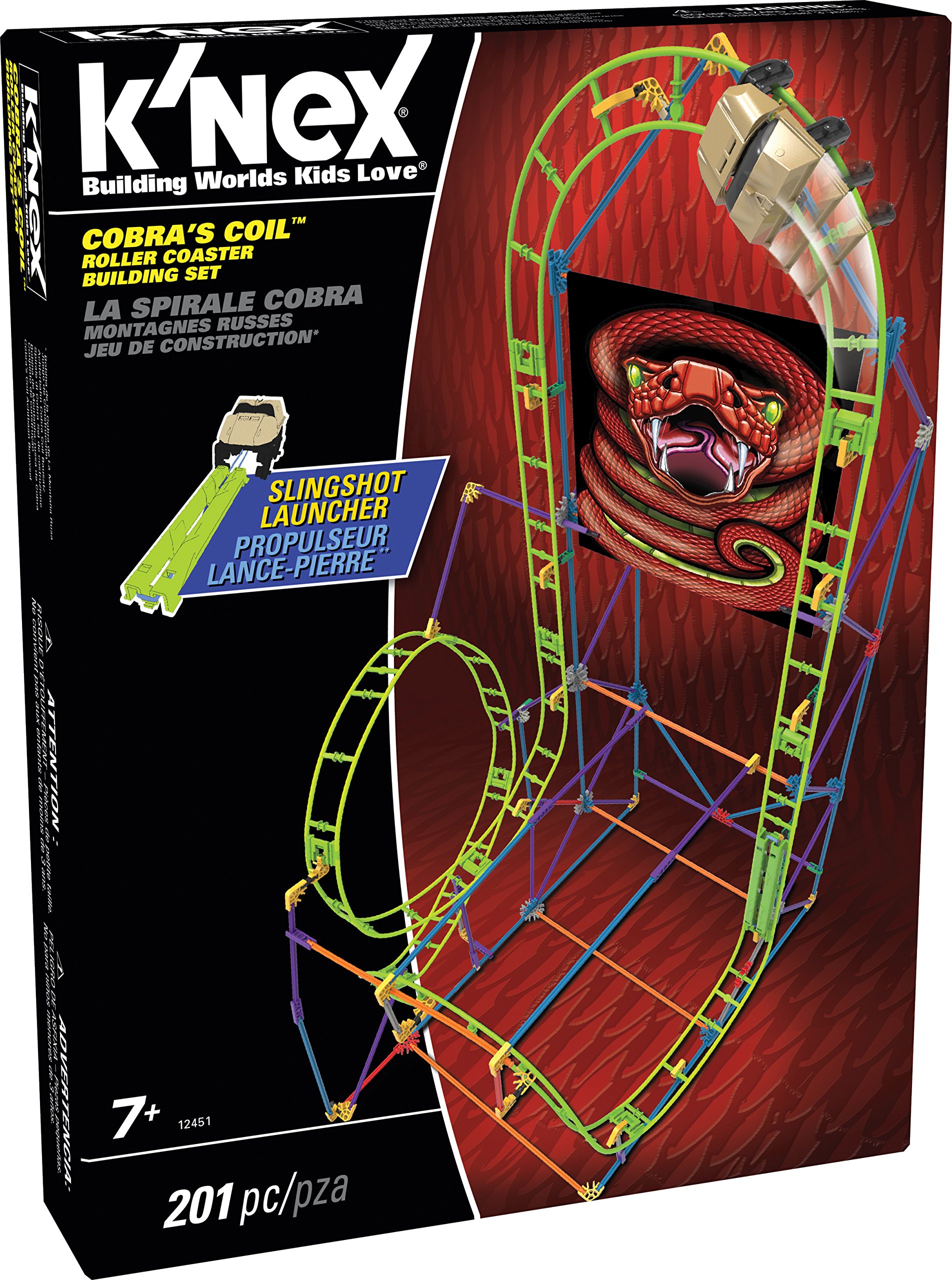 Knex Cobras Coil Roller Coaster Building Set : Amazon.sg: Toys