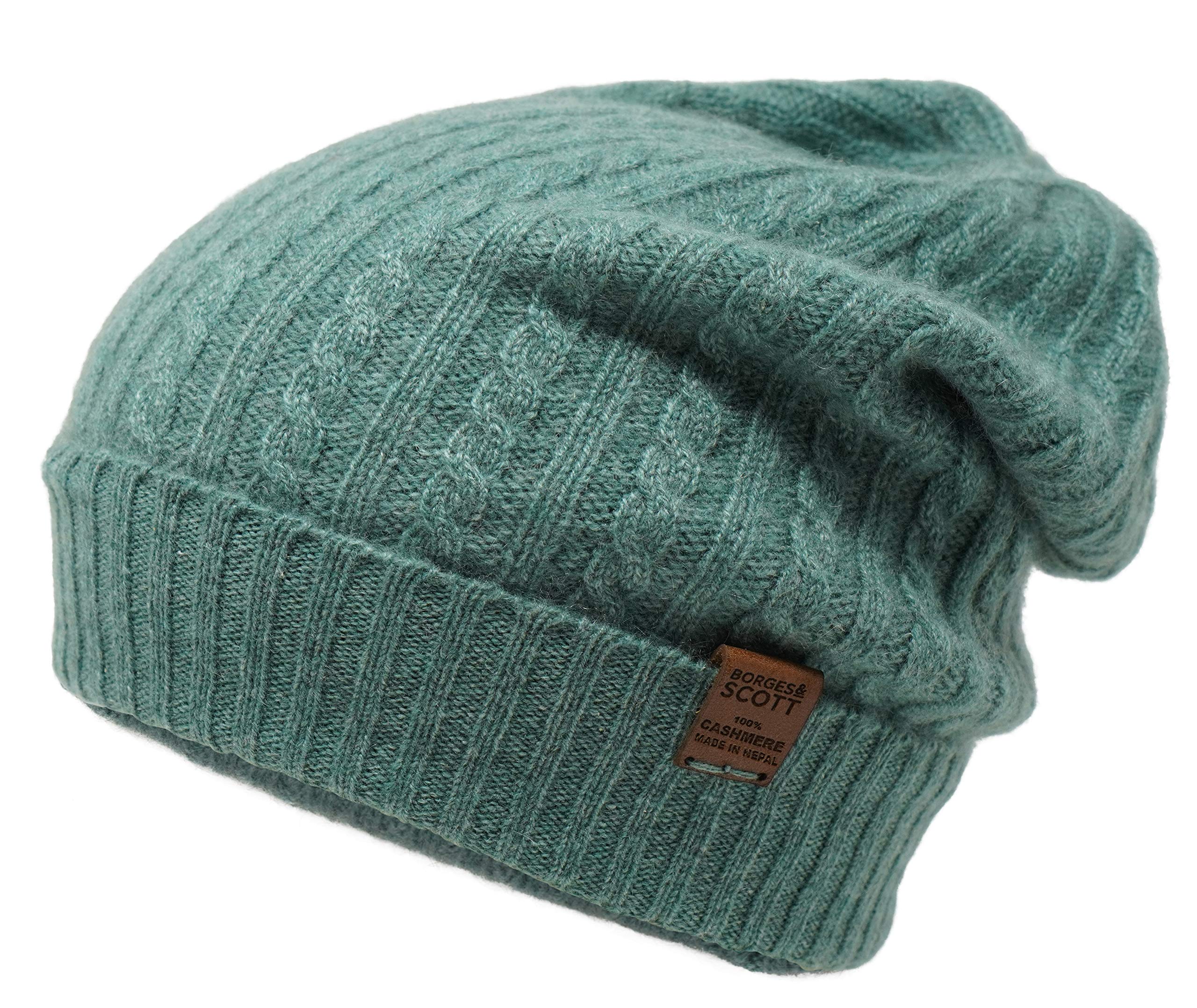 Borges & Scott The Whistler - 100% Cashmere - Made in Nepal - Pine