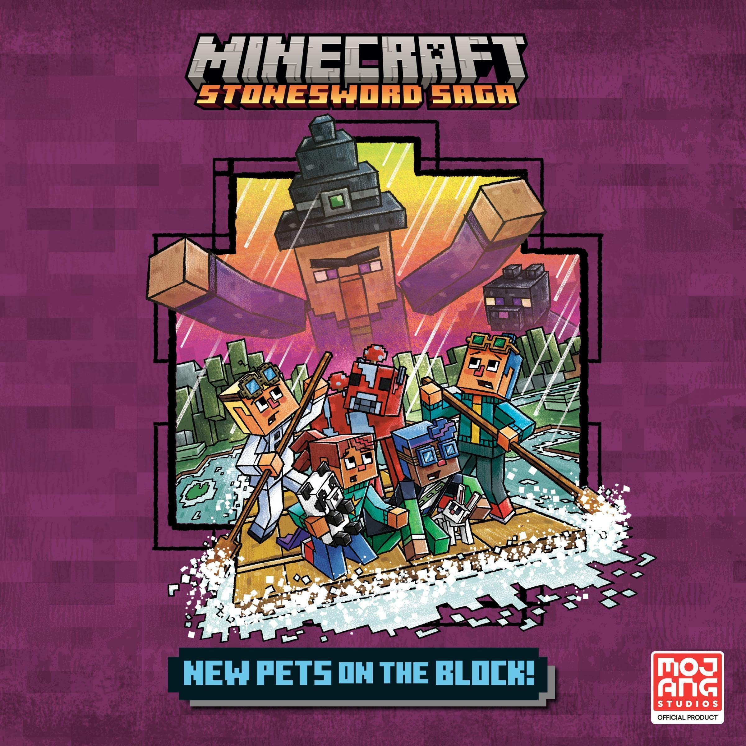 Cover art for New Pets on the Block! (Minecraft Stonesword Saga #3)