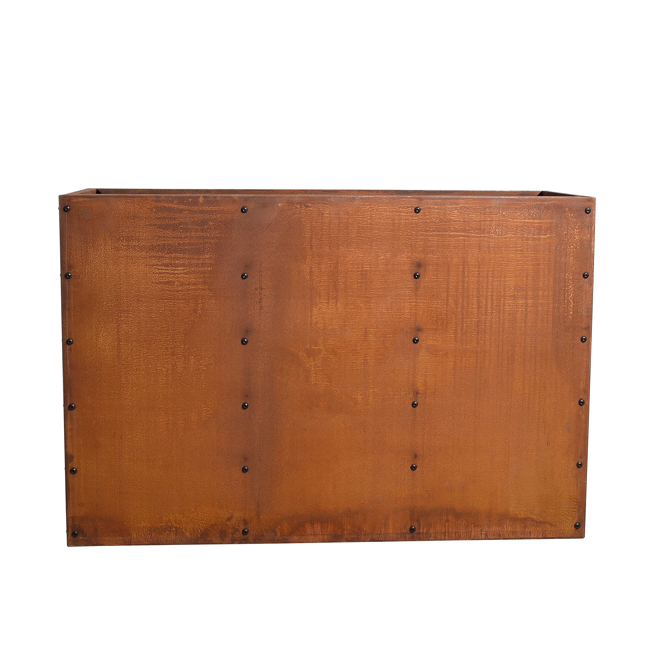 ESTEXO Hochbeet Pflanzkasten Edelrost Blumenkasten Pflanzbeet Blumenbeet Beet Stahl Pflanzkübel Blumenkübel Gartenbeet 120x40x80 cm