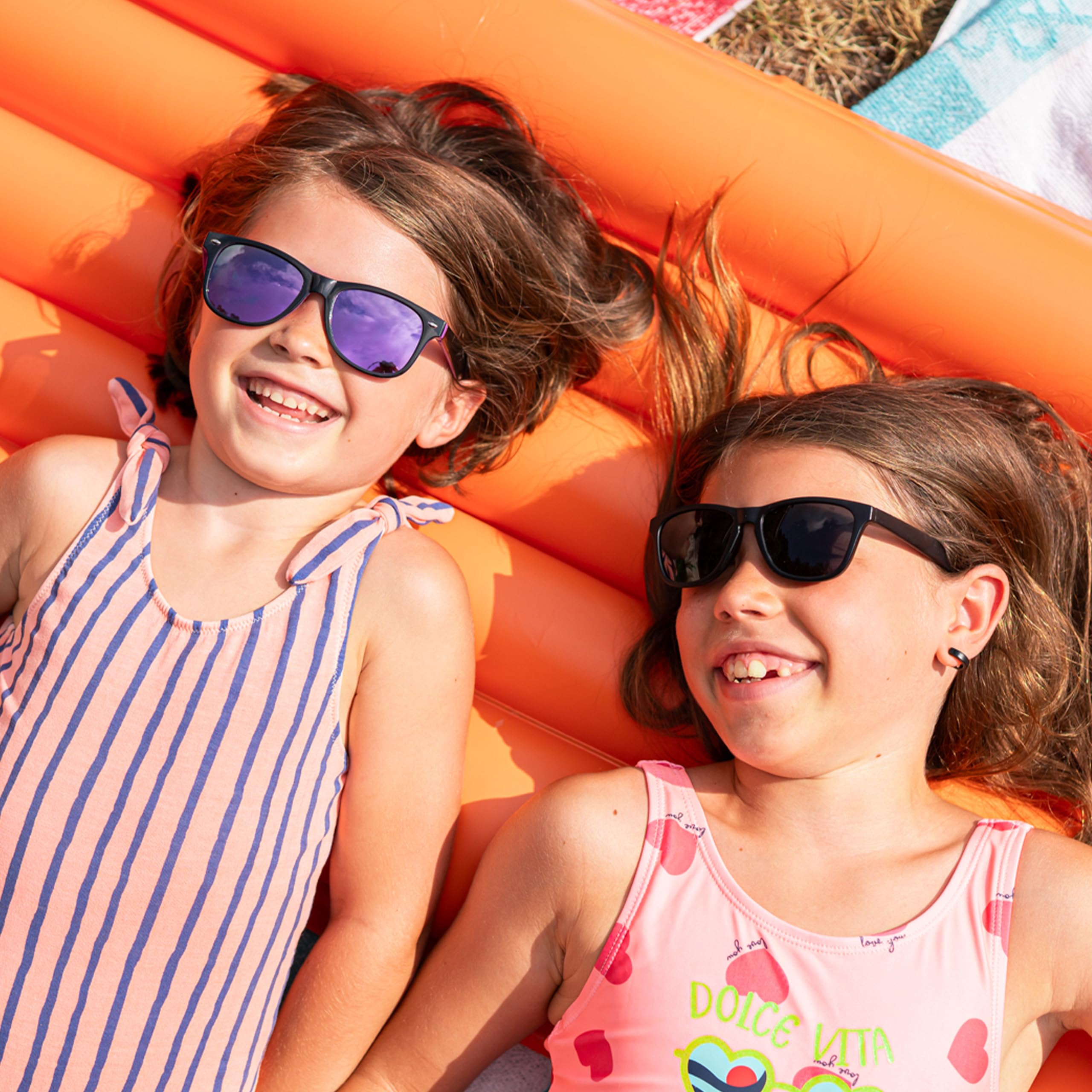 Kiddus Gafas de Sol Polarizadas para Niños de 4 a 7 Años, 4 5 6 y 7 Años, UV400 Categoría 3, Lente CAT3, Montura Ligera y Resistente, Sin BPA, Normativa ISO y CE