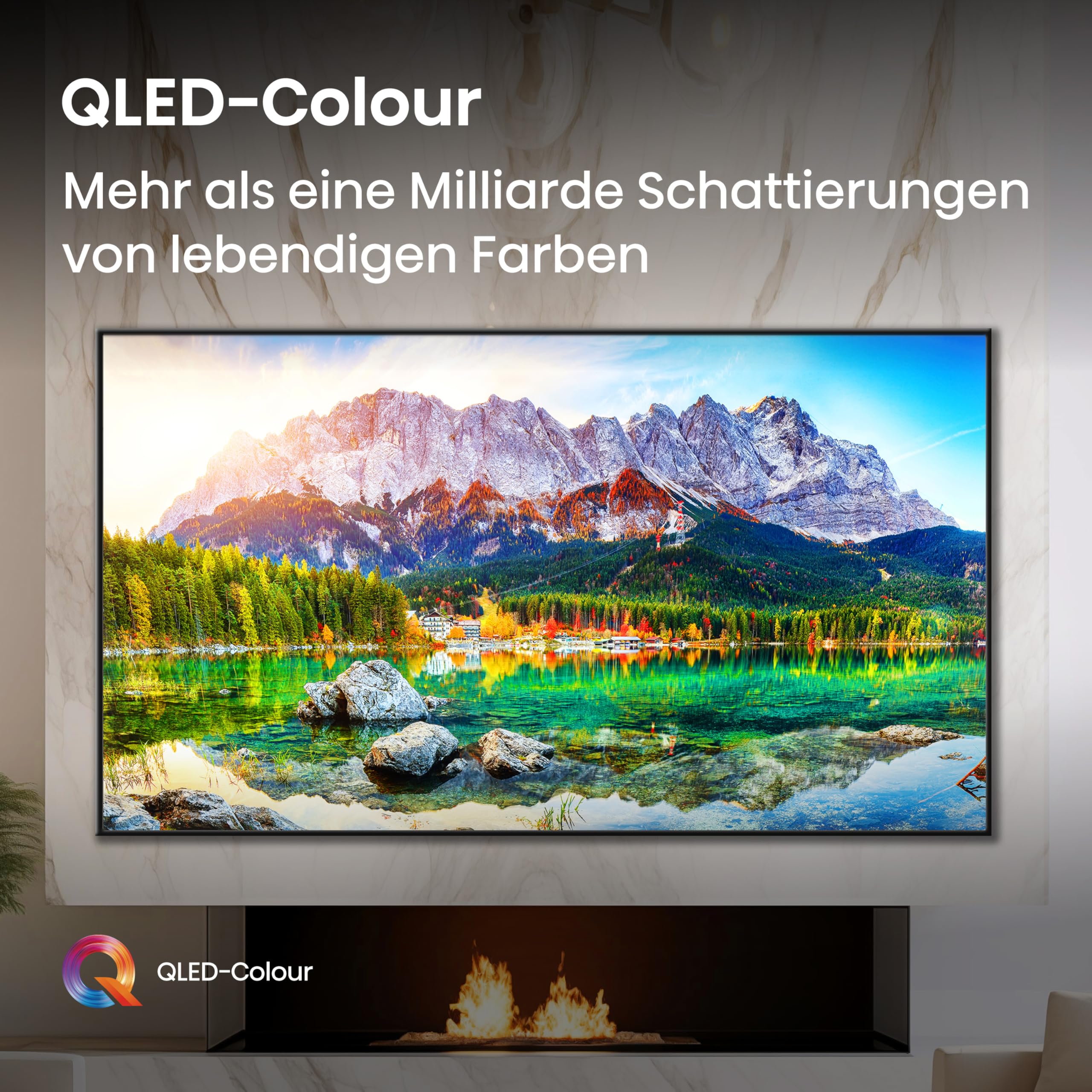 Hisense 65E89Q Fernseher, 65 Zoll (164cm), 4K ULED Mini LED, Smart TV, 144Hz Game Mode PRO, Hi-View AI Engine, AI Smoothmotion, Built-in Subwoofer, Dolby Vision.Atmos, Filmmaker Mode, Hi-Concerto