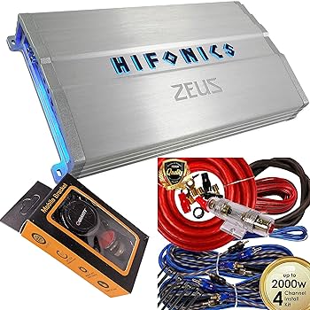 Amazon.com: Hifonics ZG-1200.4 Zeus Gamma 1200w 4-Channel