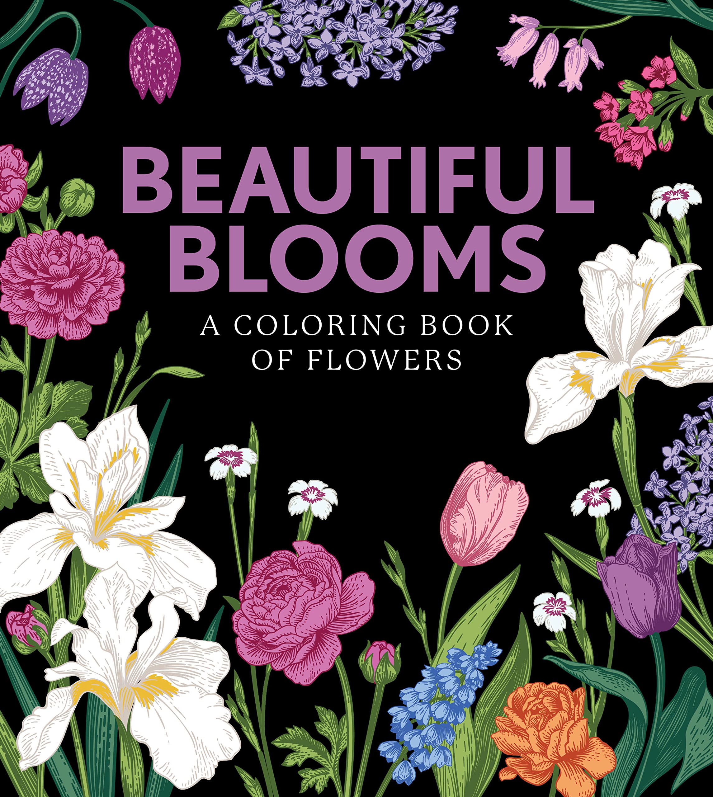 Beautiful Blooms: A Coloring Book of Flowers (Volume 7) (Chartwell Coloring Books, 7)