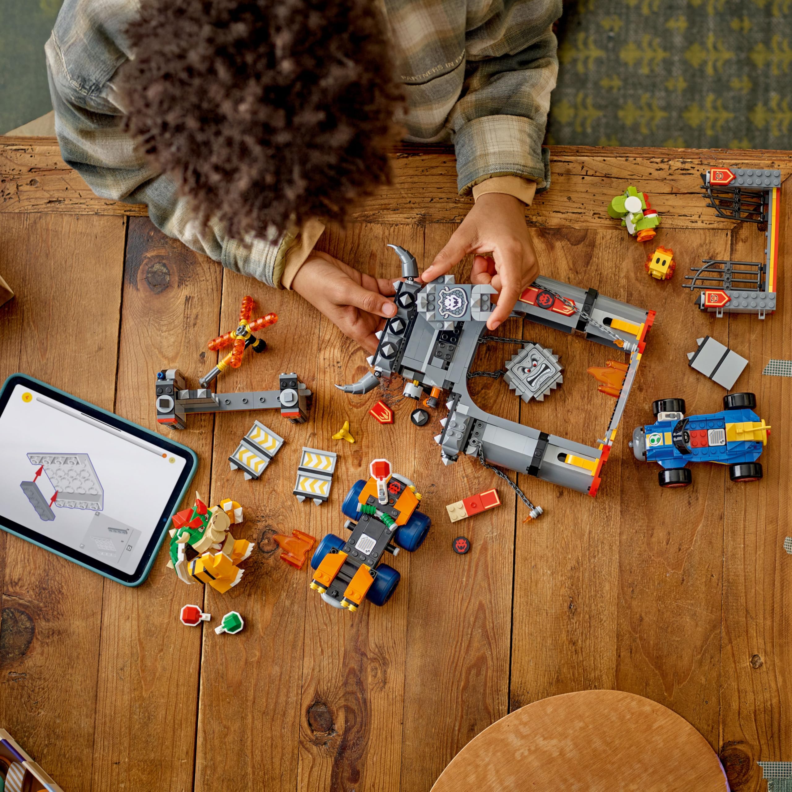 LEGO Super Mario Mario Kart— Bowser i jego zamek 72039 | Zamek Bowsera, zestaw klocków dla dzieci, prezent dla fana Mario, interaktywna zabawka dla 9-latka, 1068 elementów