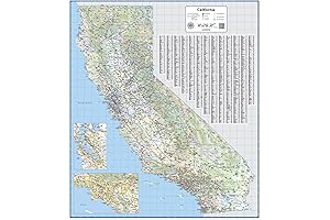 Laminated California Wall Map, A Comprehensive Guide to the Golden State