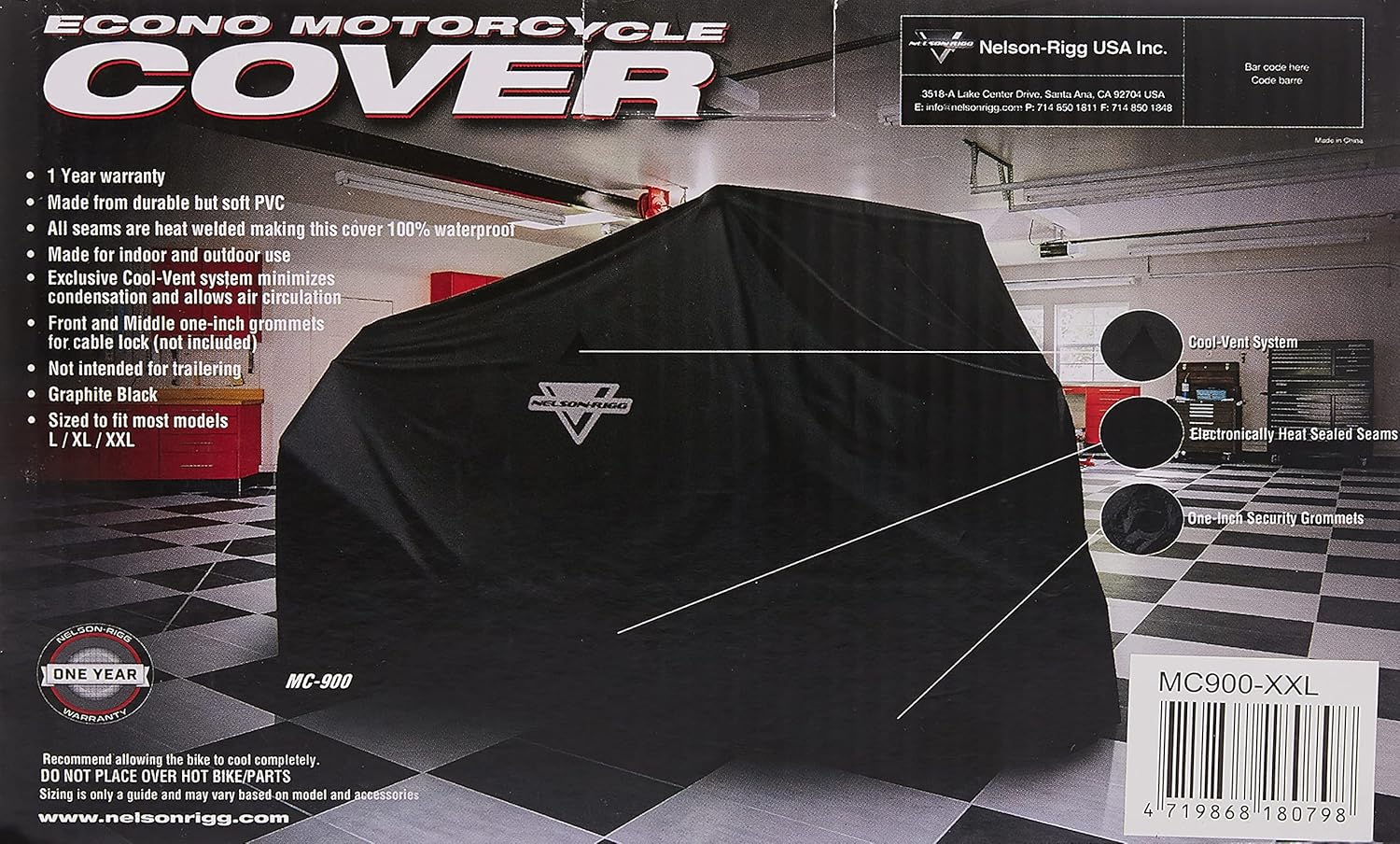 Nelson Rigg Econo Motorcycle Cover