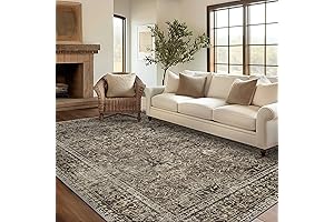 Soft and Stylish: Neutral 8x10 Rug for Living Rooms and Bedrooms