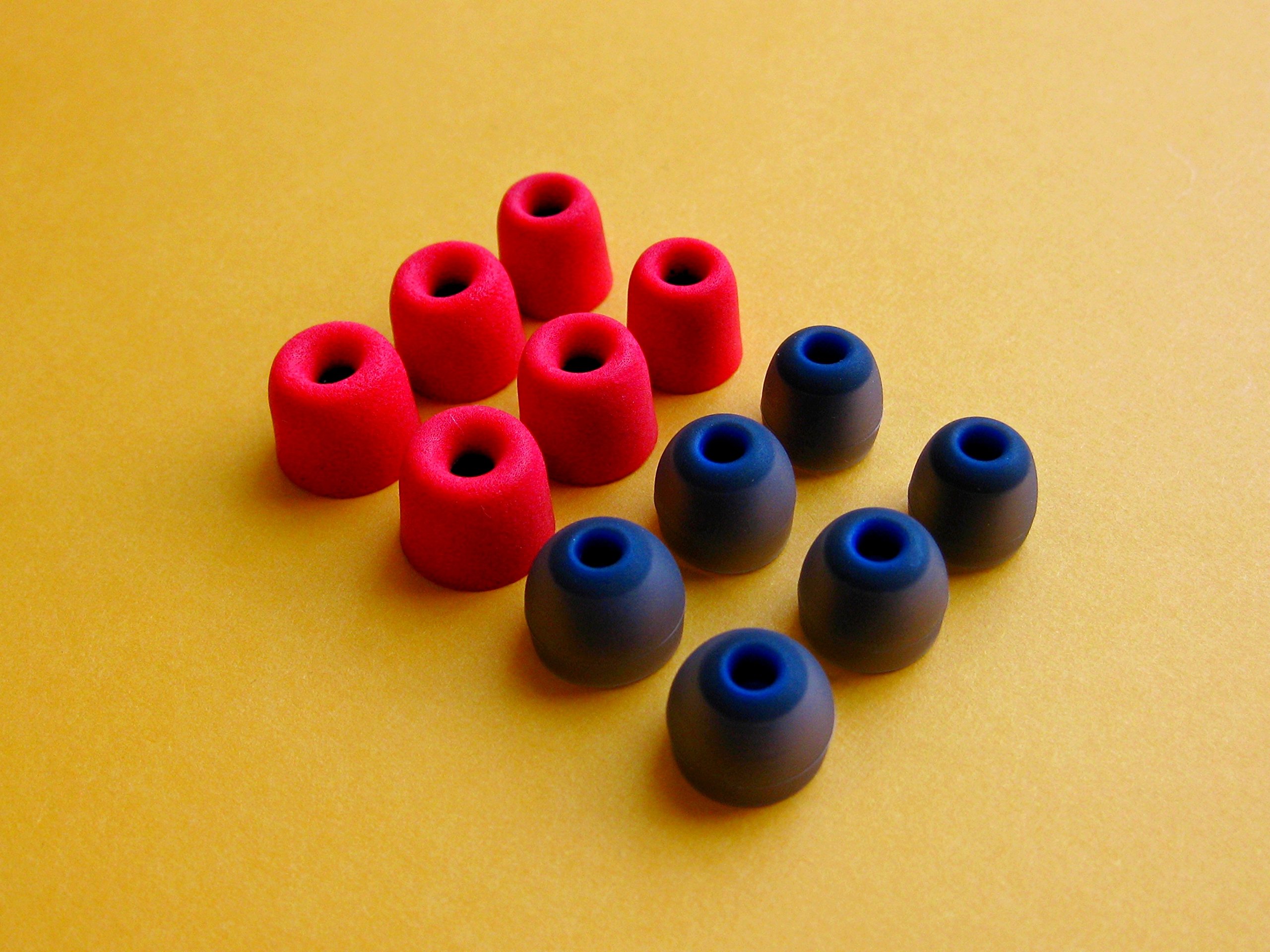 12pcs (RDMF-B)- S/M/L Premium Memory Foam and Round Replacement Set Earbuds Eartips Compatible with Jaybird X4, X3, Freedom F5 and Jaybird Run Wireless in Ear Earphones Headphones