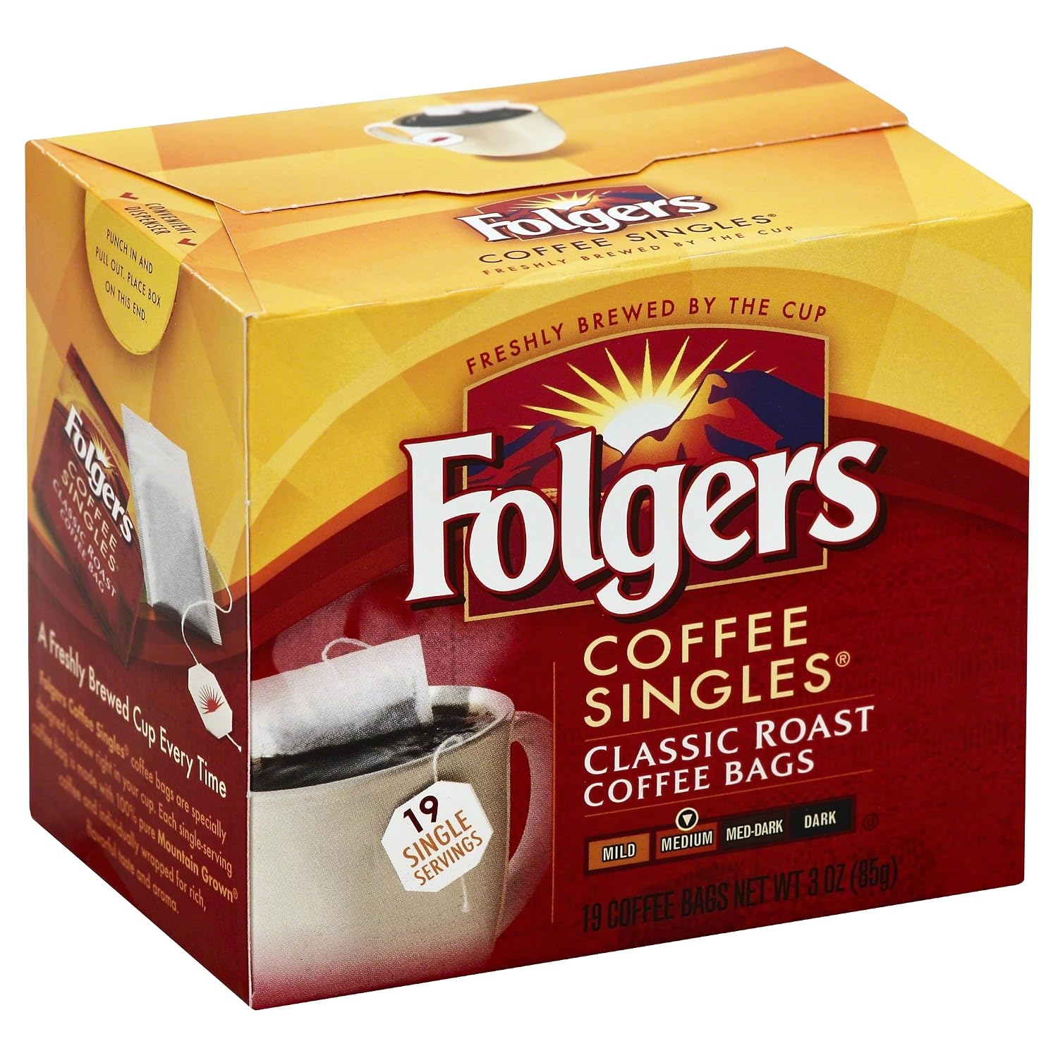 Medium Roast Coffee Singles Serve Bags 