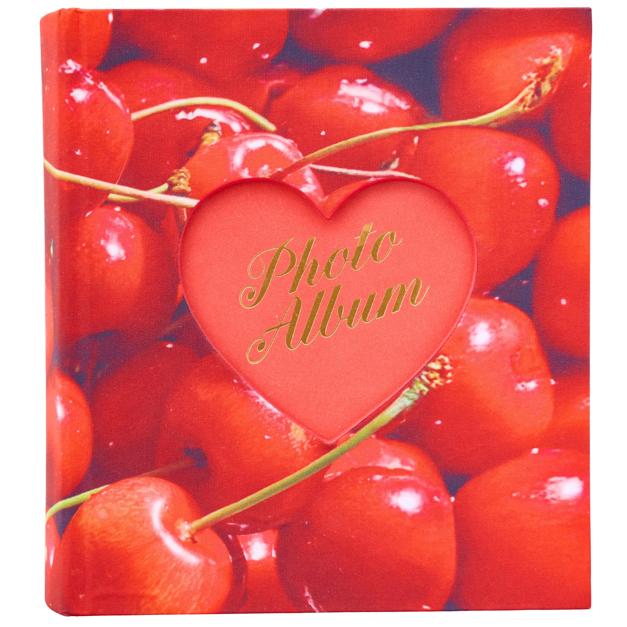 Libro de recuerdos y álbum de fotos de 4x6 pulgadas ban.do con ventana de corazón afectiva