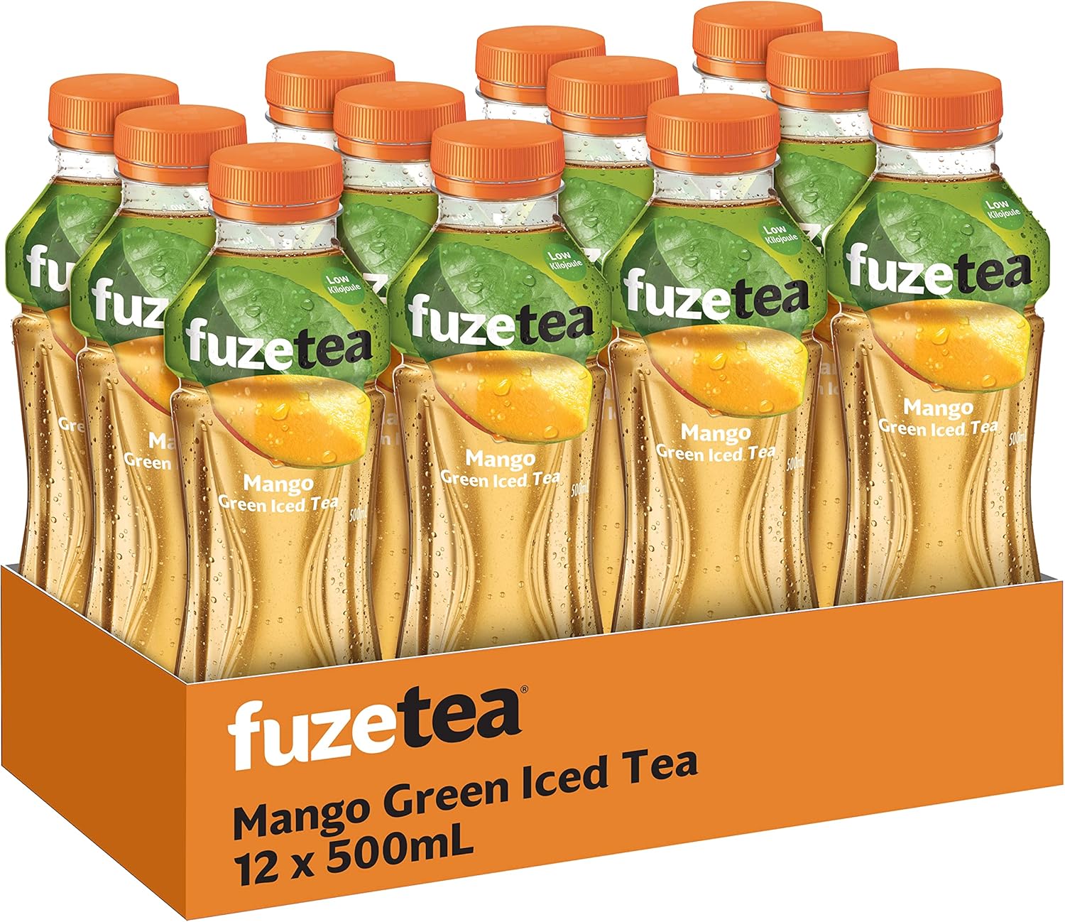 Fuze Iced Tea Mango Flavoured Green Iced Tea Multipack Bottles 12 x