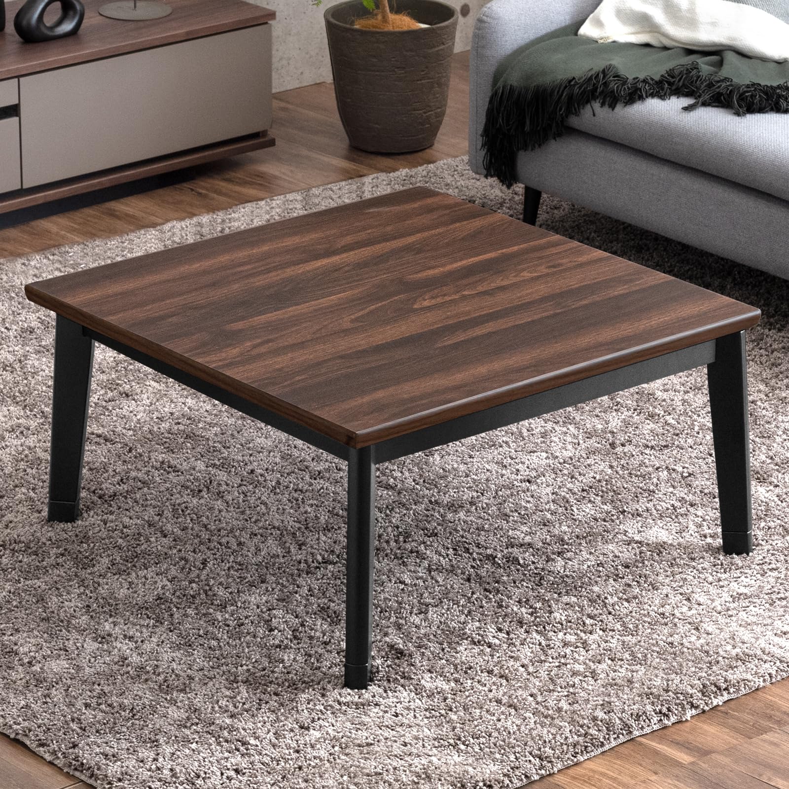 Amazon.co.jp : タンスのゲン こたつテーブル 単品 正方形 80×80cm