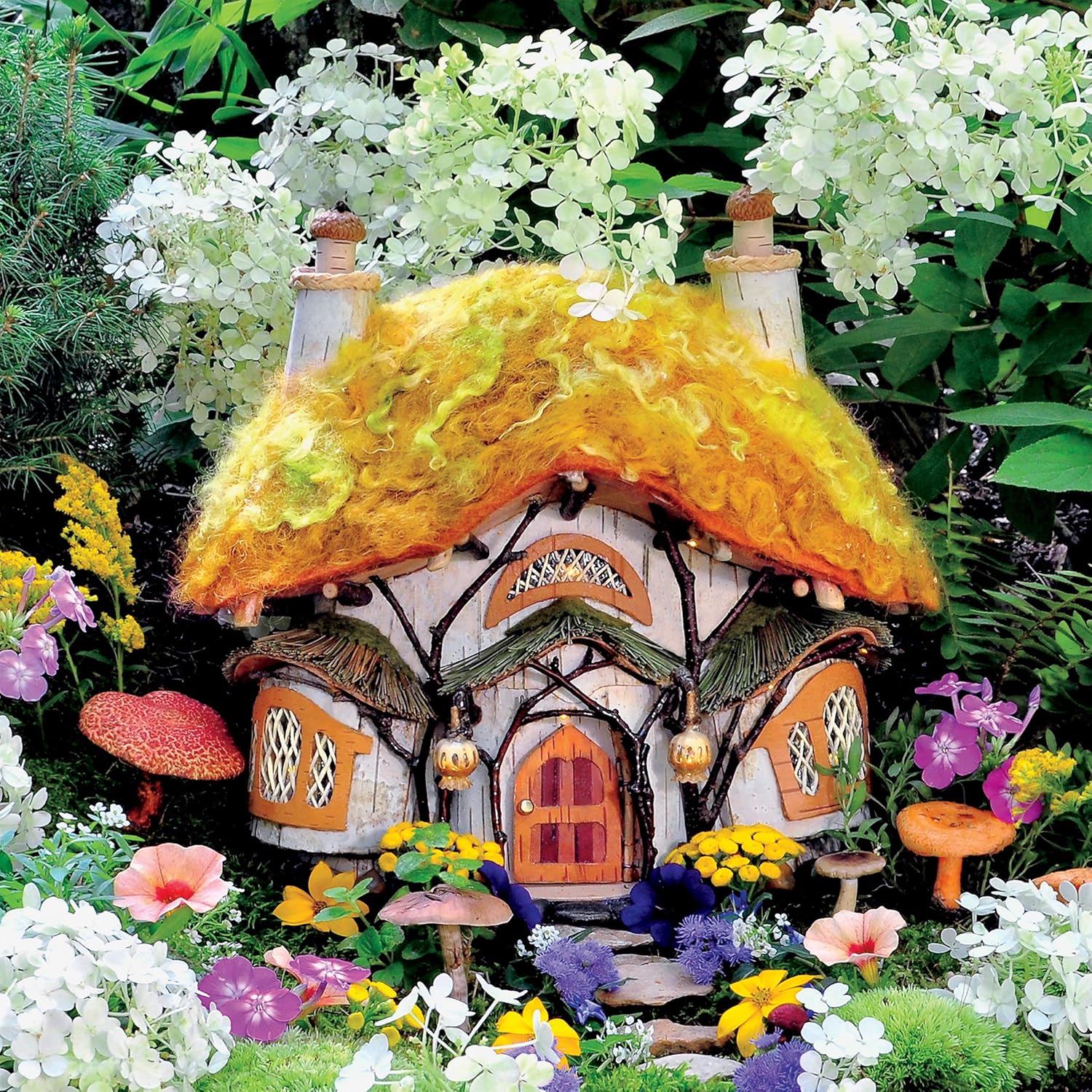 Ceaco 2248-7 Fairy Houses Dewdrop Inn - 300Piece