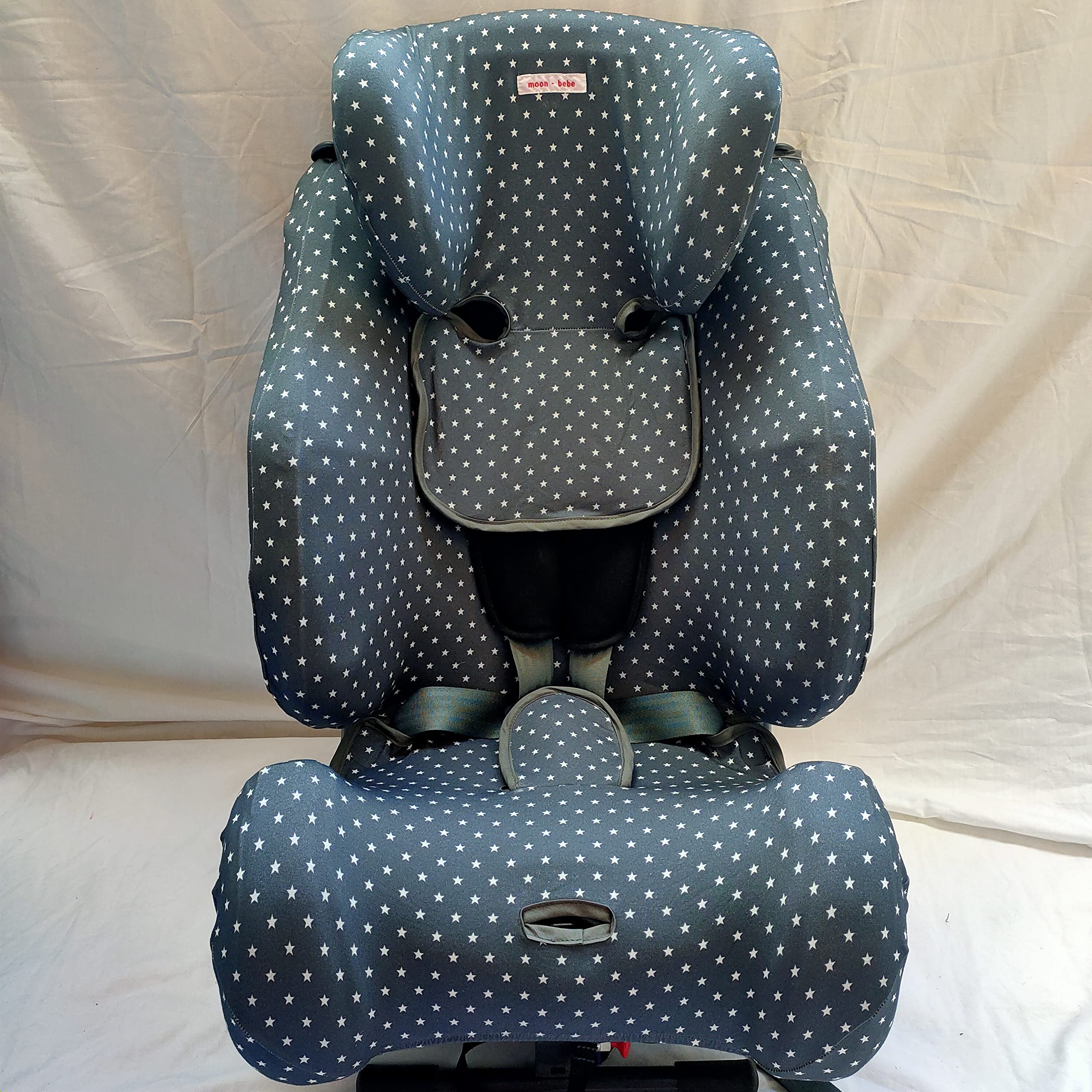 moon_bebe funda para silla de coche de algudon compatible con Klippan Maxi Triofix Comfort y Century (Gris)