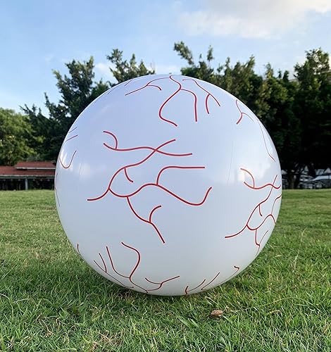 Miniatura 4 de Calabaza inflable de Halloween con forma de calabaza con control remoto LED de 23 pulgadas para Halloween, vacaciones, exteriores, patio, decoración