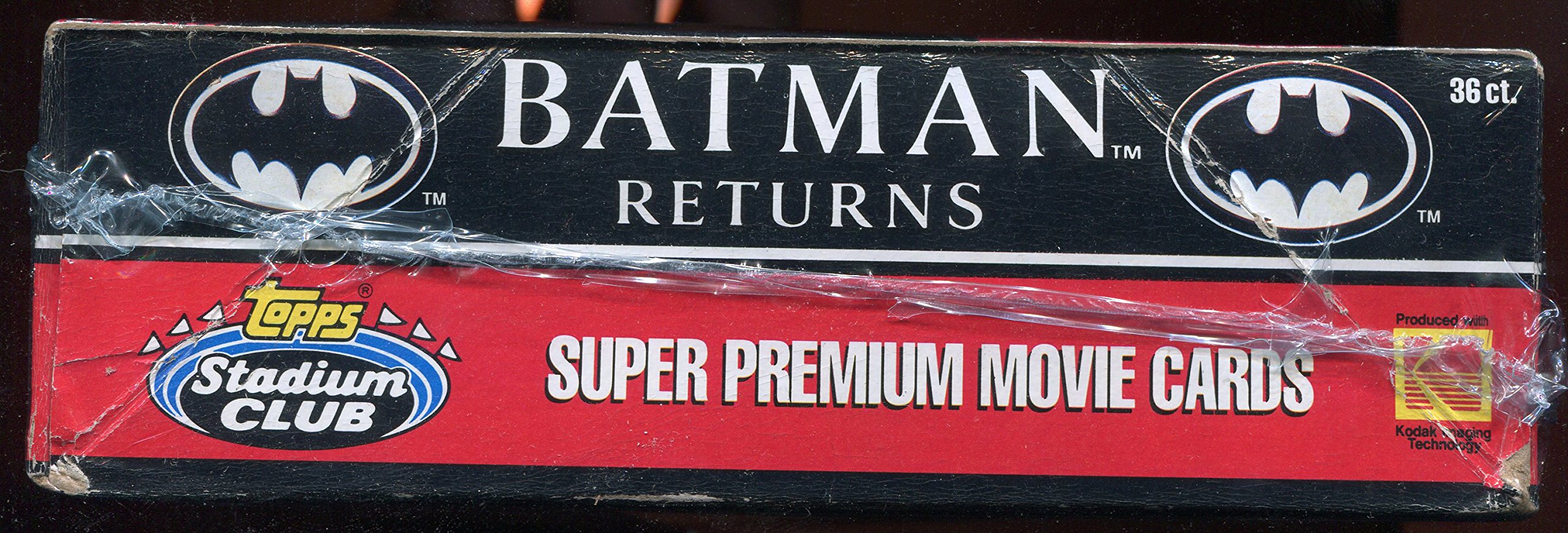 Amazon.com: Batman Returns Super Premium Movie Trading Cards Box -36 Count  by Topps : Toys & Games