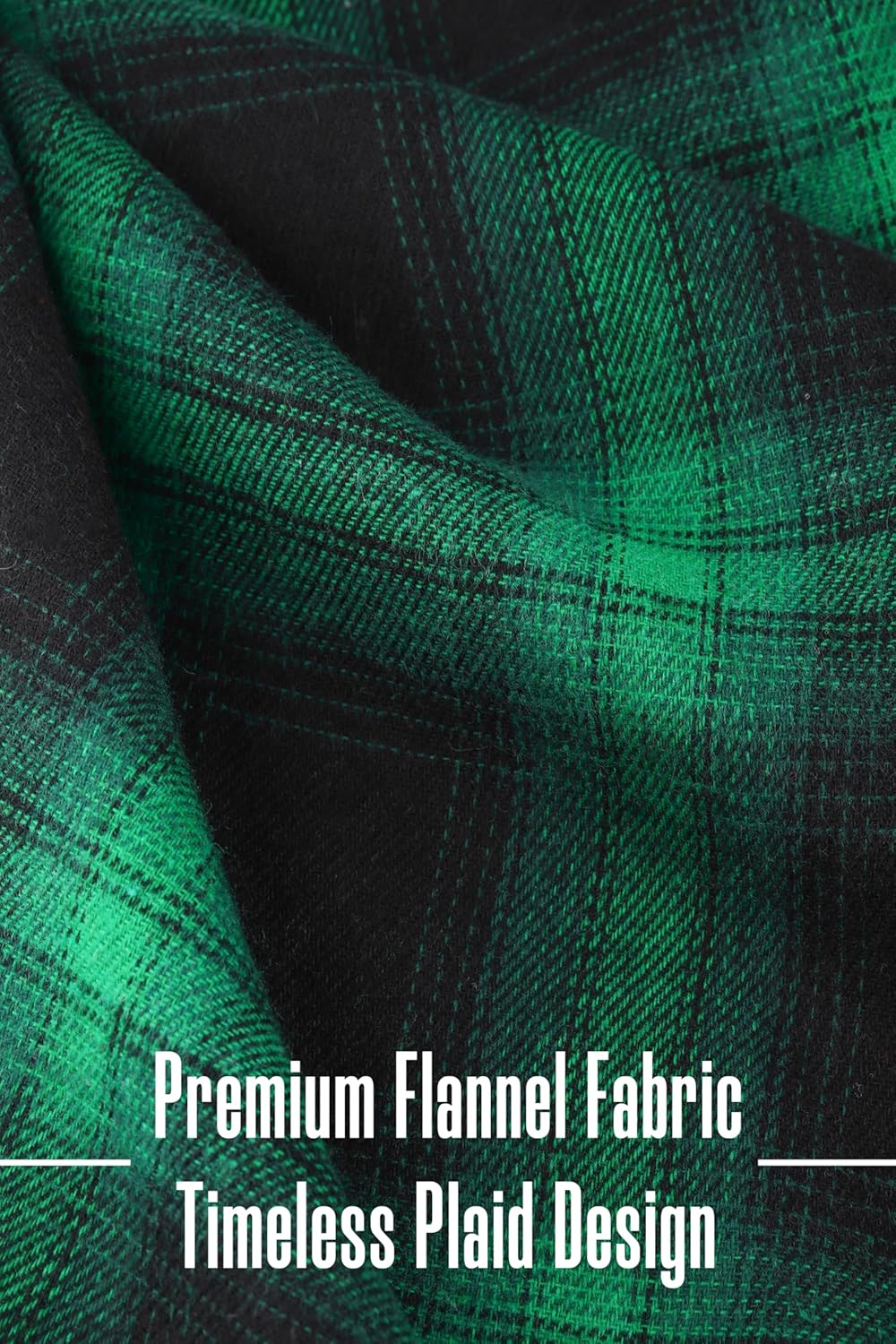 Motarto Men's Pajama Pants Flannel Plaid Pajama Sleep & Lounge PJ Bottoms Warm Sleepwear with Drawstring Pockets - Image 3