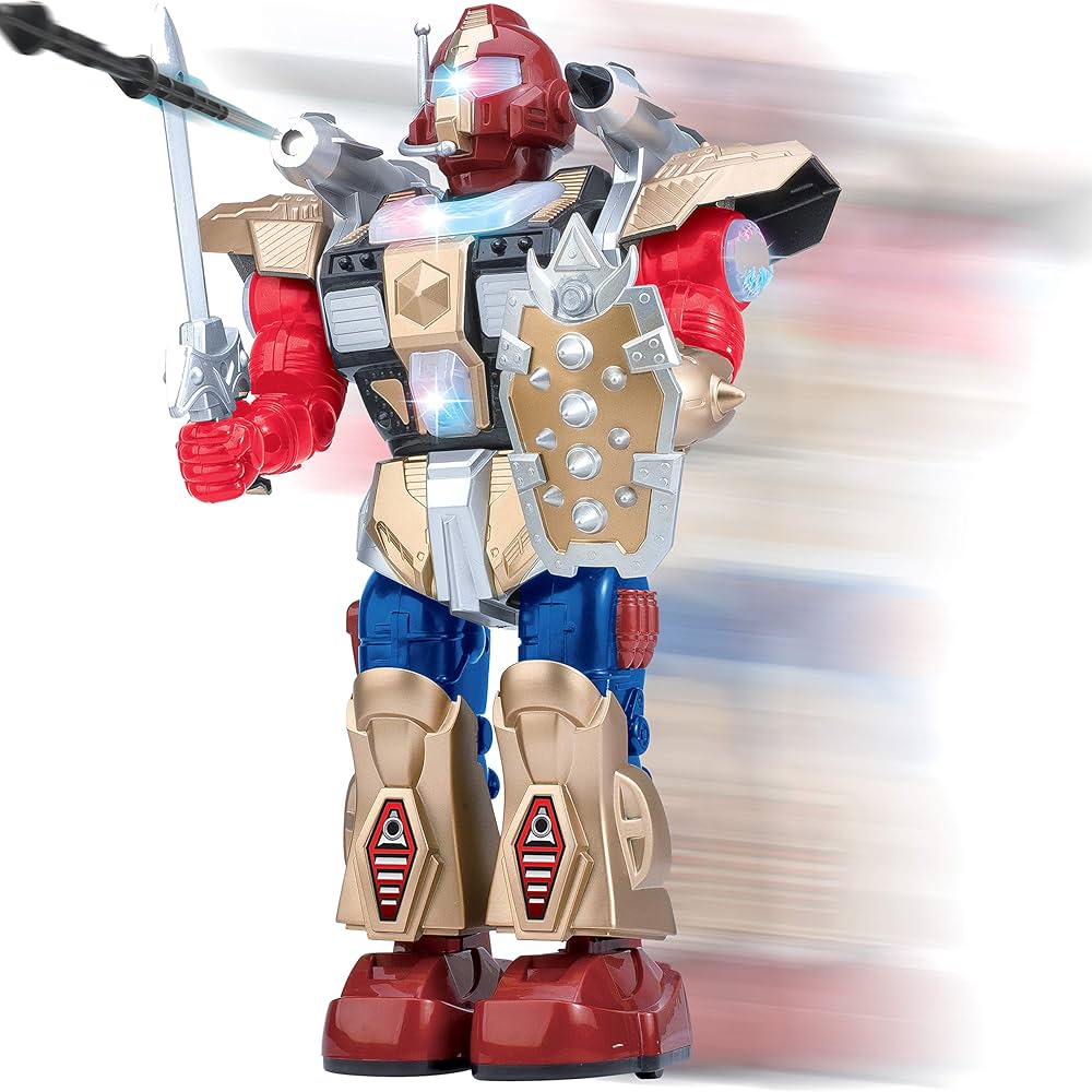 Liberty Imports Galactic Space Warrior Action Robot Toy That