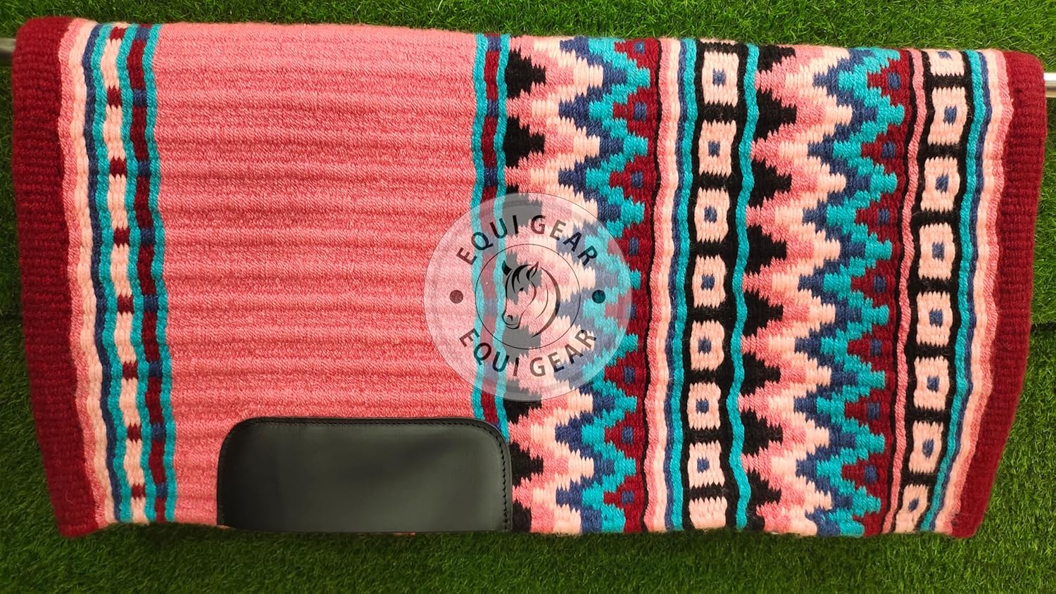 Horse Western Show Saddle Blanket/New Zealand Wool Western Saddle Blanket Top Wool Pad Sensor Flex (Customization Available) N348