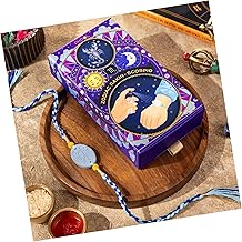 Phool Zodiac Rakhi - Scorpio | Ceramic design with zari for Brother| Rakhi set for brother | Includes Roli Chawal