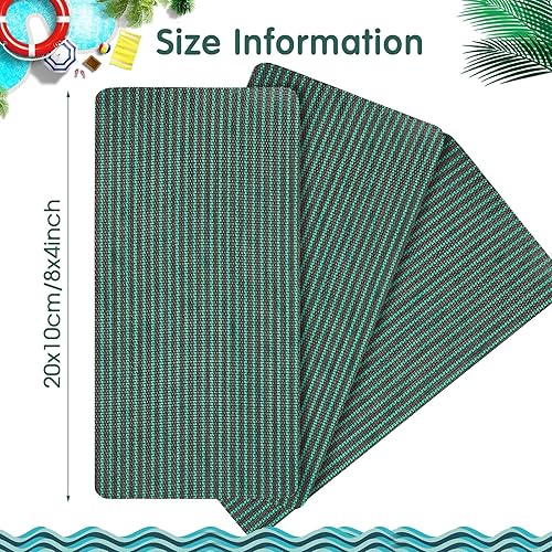 Miniatura 2 de Honoson Kit de parches de cubierta de seguridad para piscina, kit de reparación de cubierta de seguridad para piscina, parche autoadhesivo de malla