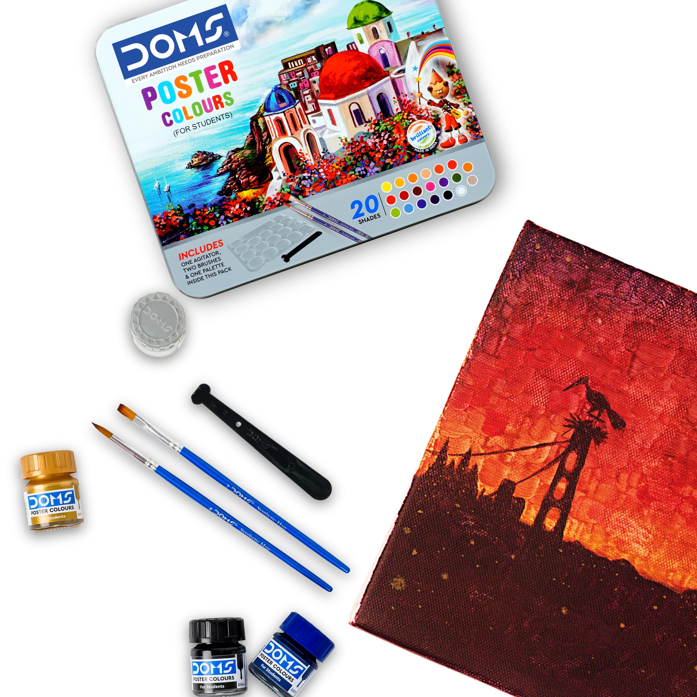 Doms Poster Colours | Set of 20 Shades — Amazon image 5