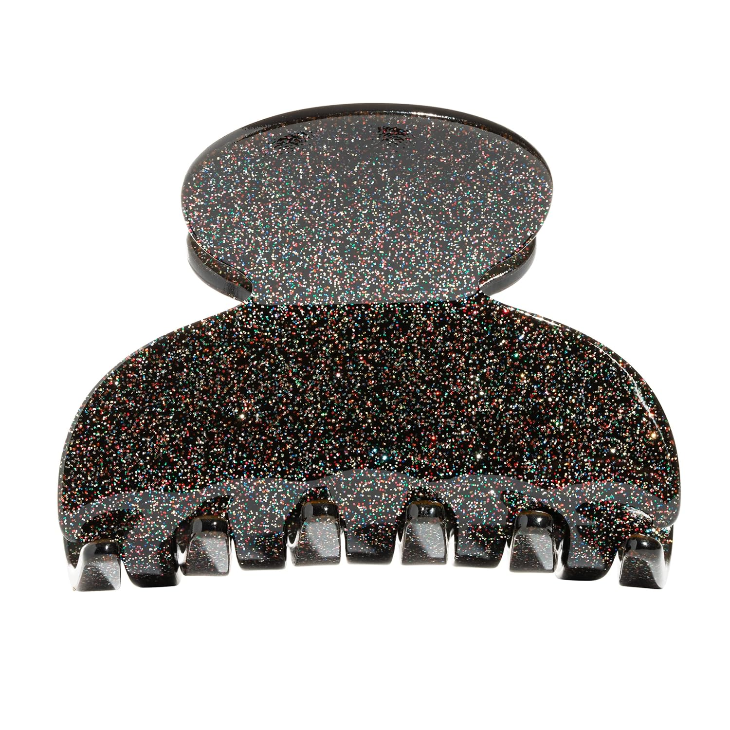 France Luxe Small Couture Claw Clip, Black | Multi