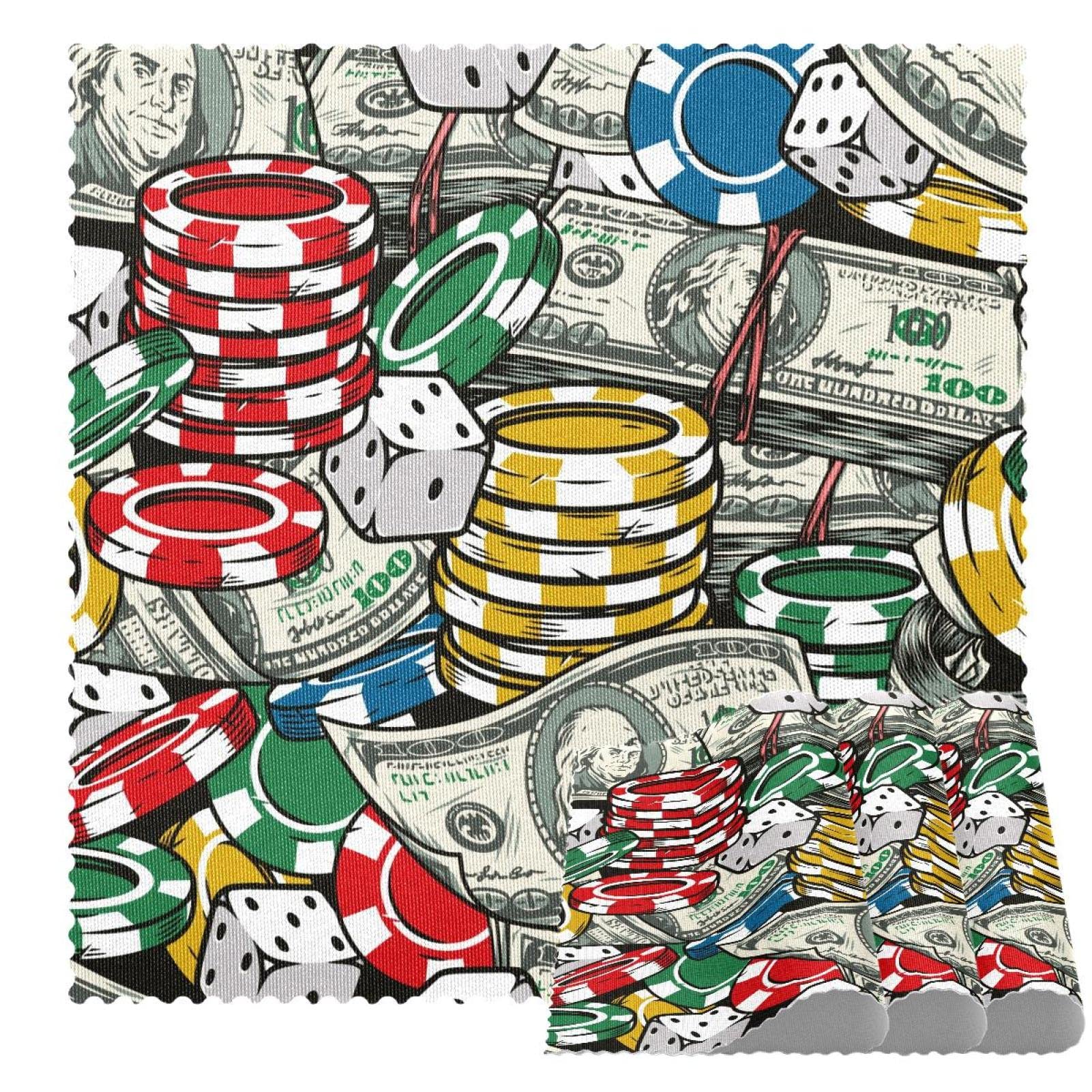 Sets de table antidérapants 30x30 cm pour stopper les taches et la chaleur