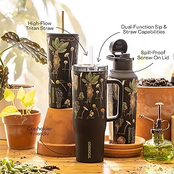 Amazon.com: Corkcicle Cruiser Insulated Tumbler with Handle