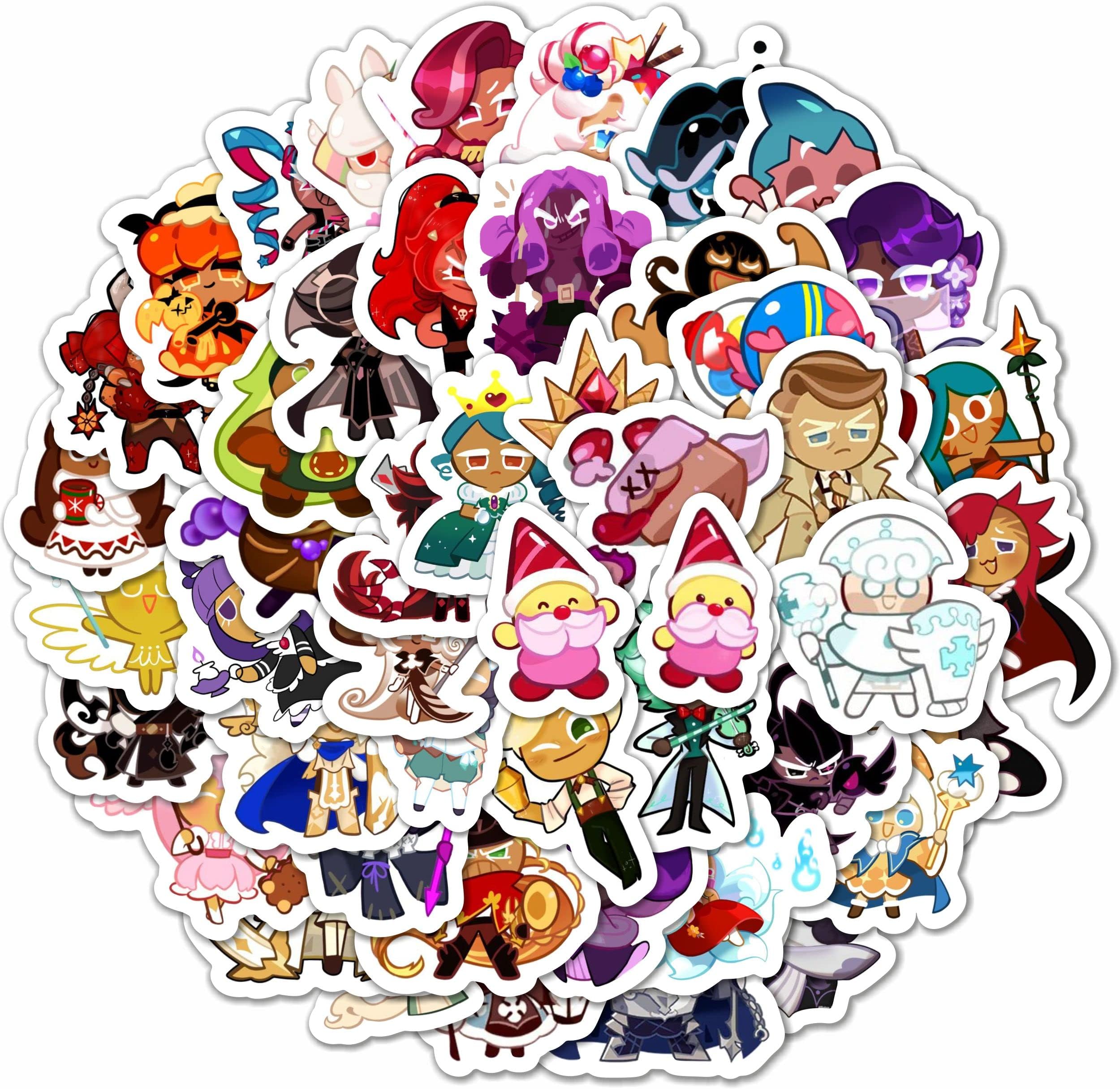 BulbaCraft 100Pcs Cookie R K Stickers - Kingdom Stickers for Laptop, Video Game Merchandise