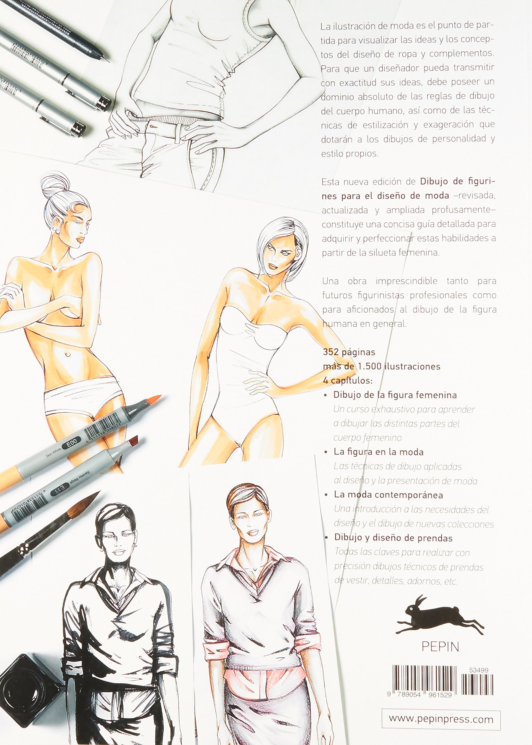 Dibujo de figurines para el diseno de moda/ Figurines Drawing for Fashion Design