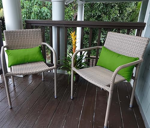 Miniatura 4 de Vargottam Funda de almohada lumbar de tela de poliéster para interiores y exteriores, funda de cojín rectangular impermeable para todo tipo de