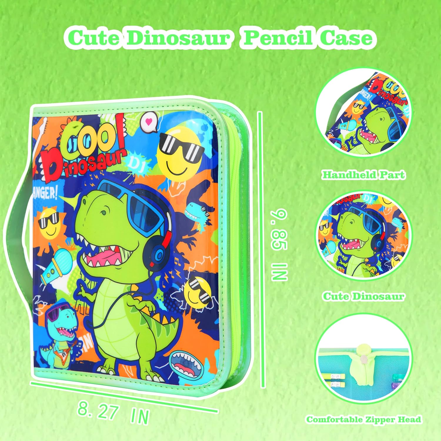 NOORAMGE Dinosaur Toys for Boys 4-6-8, Drawing Coloring Art Craft Kits for Boys with Colored Marker, Glitter Pens, Coloring Book, Birthday Gifts Toys for Childs