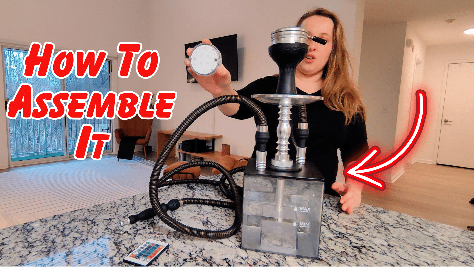 Watch Watch me set up this Kitosun cube hookah set on Amazon Live