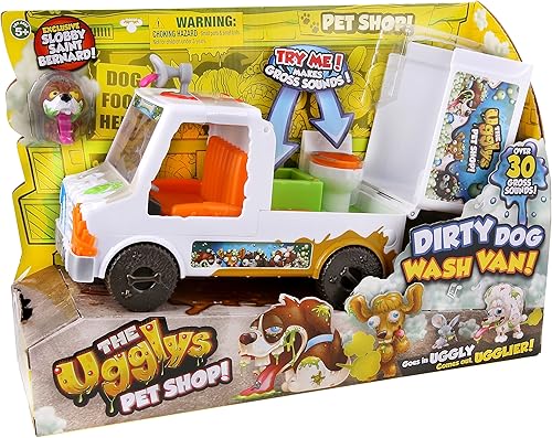 The Ugglys Pet Shop sucio perro lavado Van