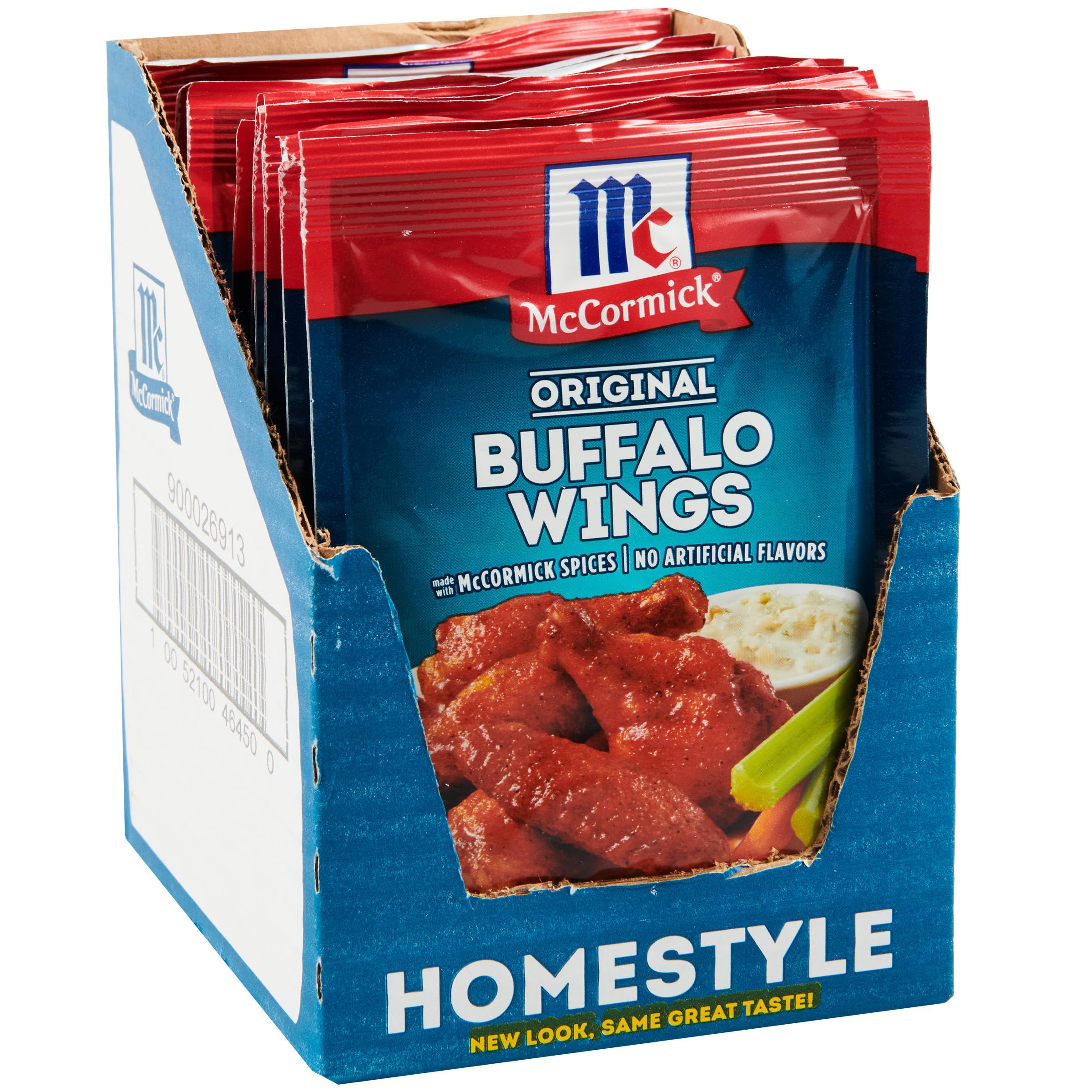McCormickOriginal Buffalo Wings Seasoning Mix, 1.6 oz (Pack of 12)