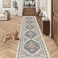 Vista 42 de Madane Alfombra Pasillera Lavable - Alfombras Pasilleras 2x6 para Pasillos de 6 Pies Antideslizante Vintage Alfombra Pasillera de Cocina