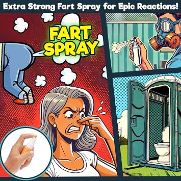 BLOONSY Prank Kit for Teens and Adults | Fart Spray, Cricket Noise Maker and Over 20 Prank Stuff | Prank Toys Pack Set Box for Gifts for Kids