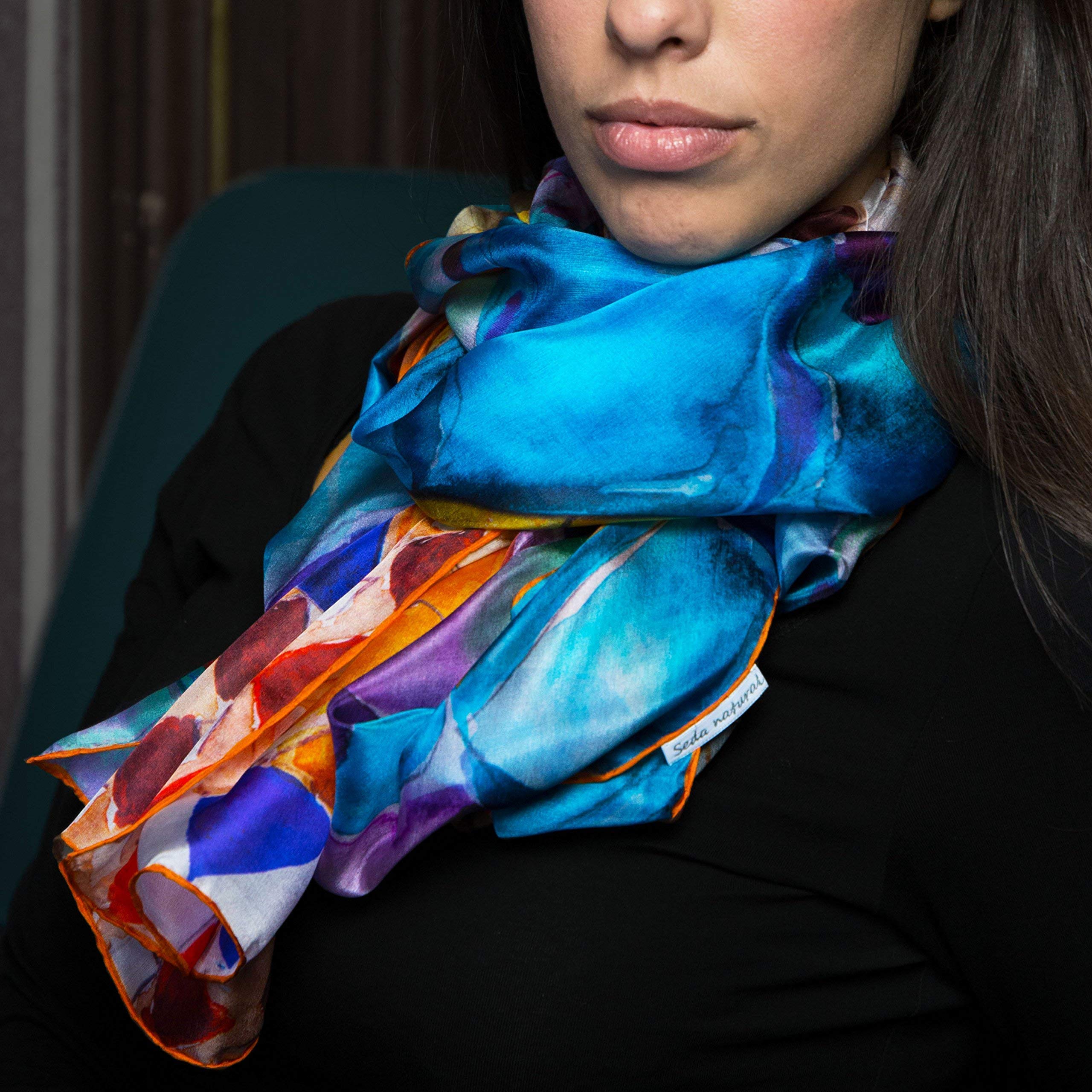 Foulard en soie Écailles du dragon Gaudí