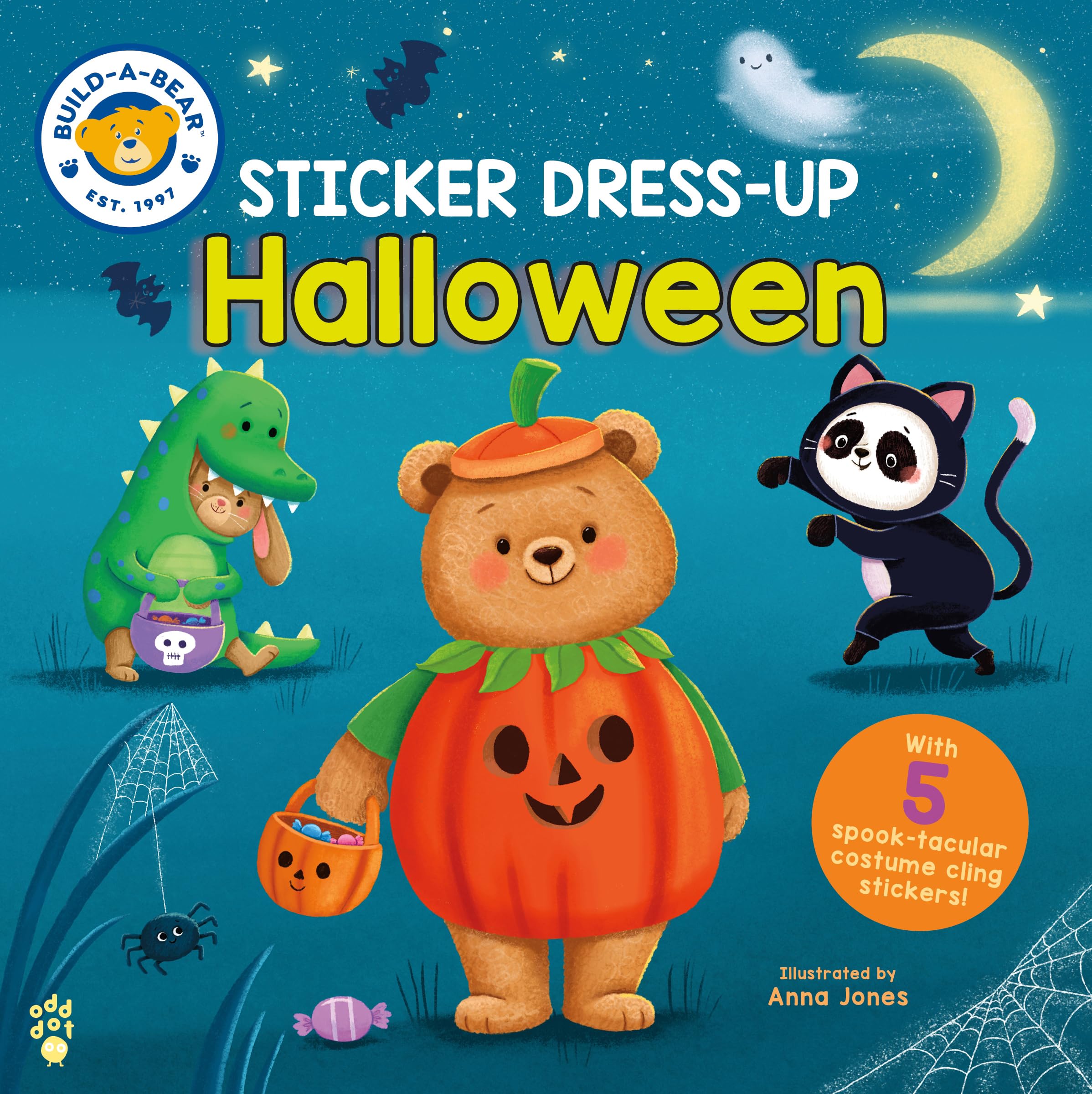 Build-A-Bear: Sticker Dress-Up: Halloween by Build-A-Bear Wor... - 9781250375780