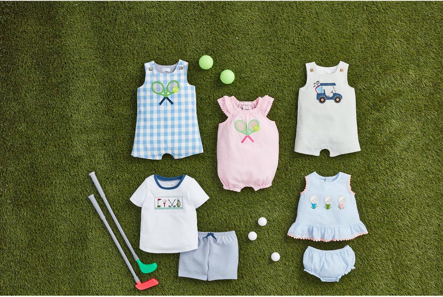 Mud Pie Baby Girls' Mud Pie Baby Girl Eyelet Pinafore Set