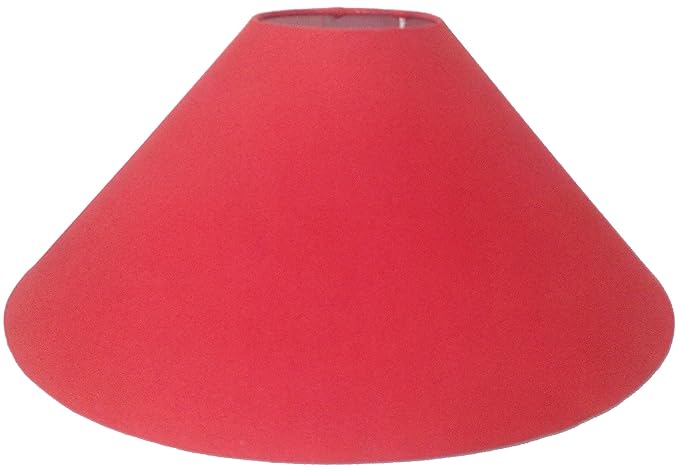 RDC 13 Round Plain Red Lamp Shade for Table Lamp or Floor Lamp