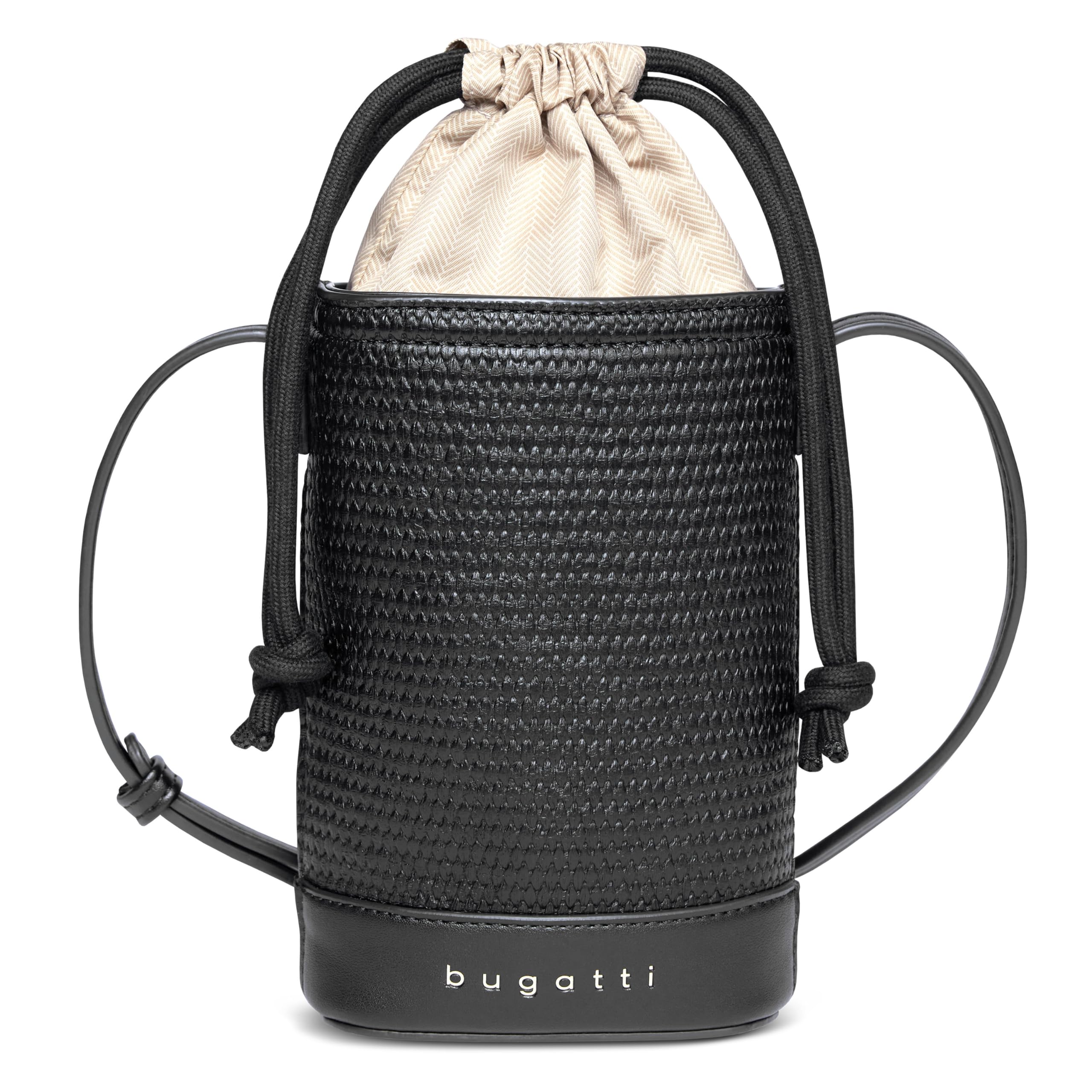 bugatti Isa mini sac seau le petit sac effet raphia léger et logeable - 7