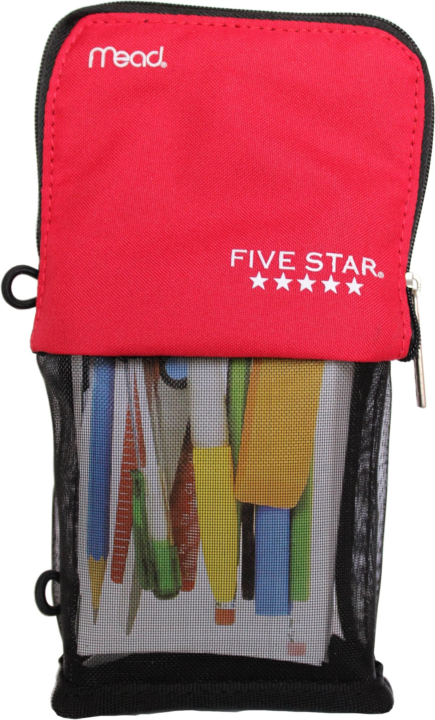 Mead Five Star Stand and Store Self Standing Pencil Pouch, Colors May Vary Pencil