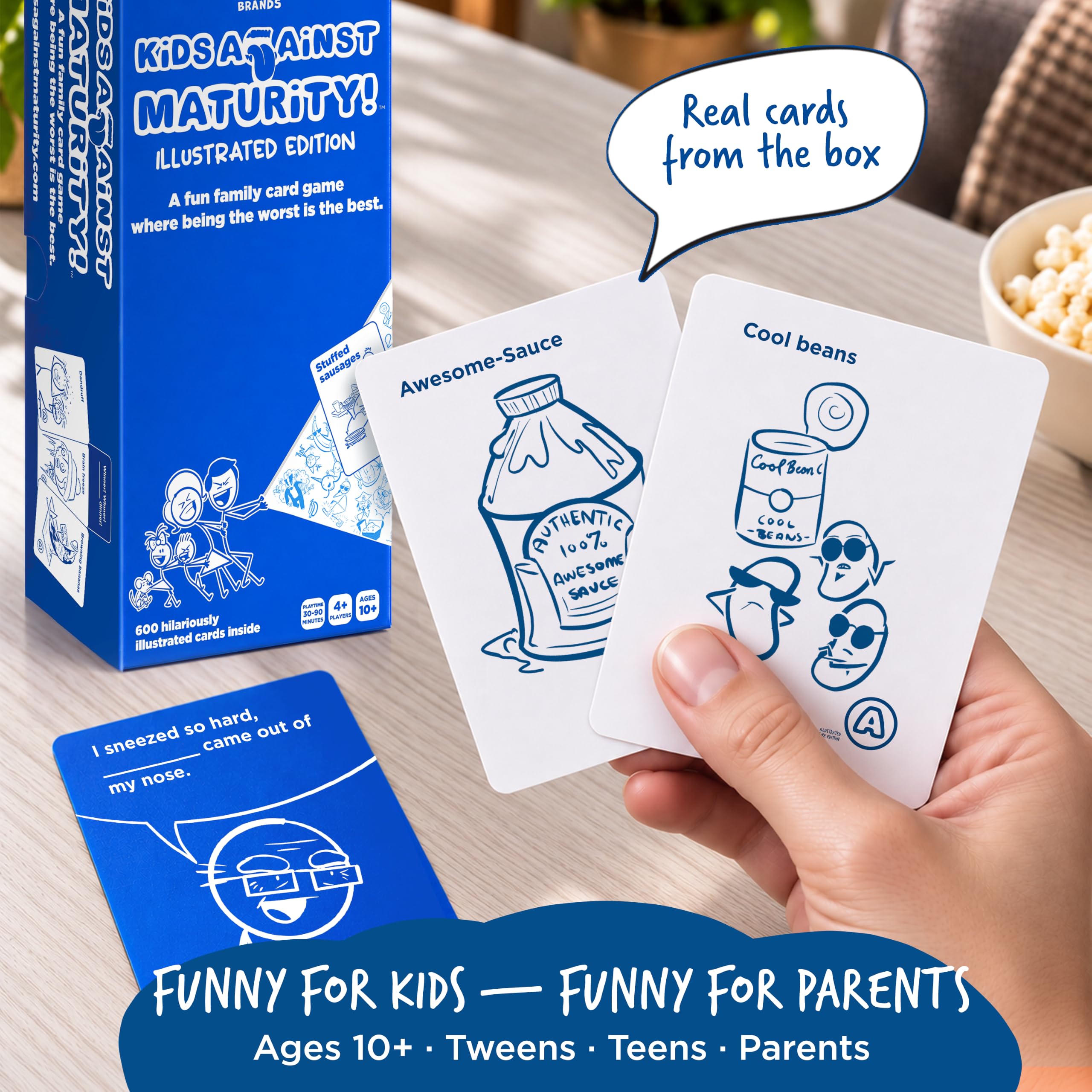 Kids Against Maturity Card Game, Fun Family Games for Ages 8-12 and Adults — Amazon image 2