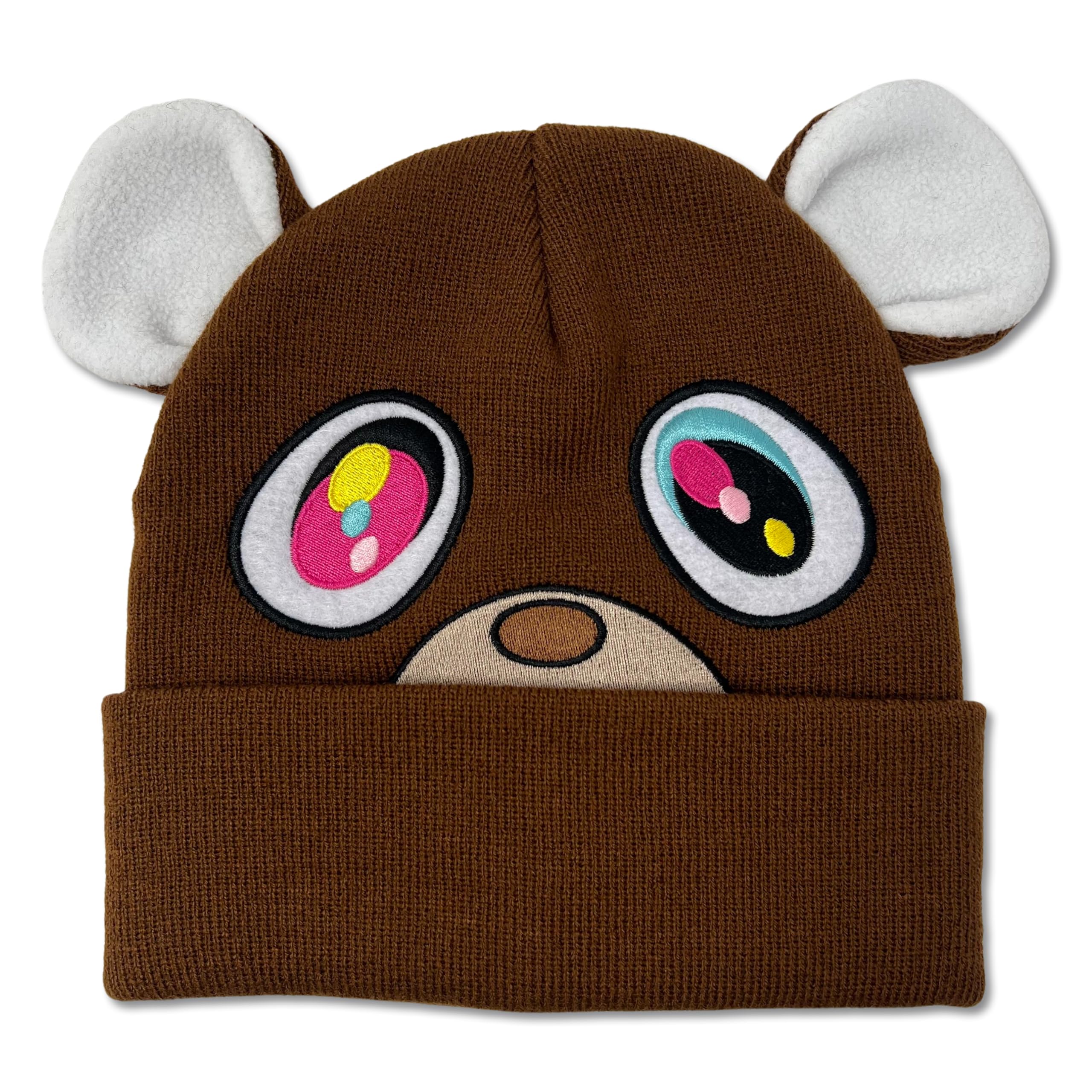 VERSILI Graduation Bear Brown Beanie One Size with Ears