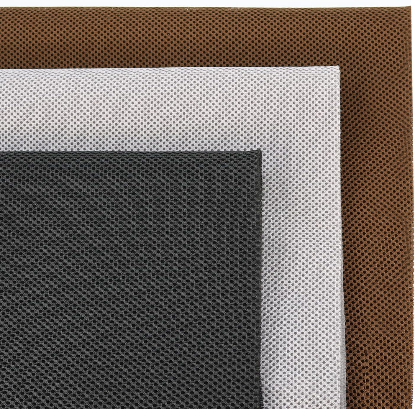 Stereo Mesh Fabric for Speaker Repair - Premium Quality Speaker Grill Cloth for Speaker Restoration and Repair - 60 x 80 in / 150 x 200 CM Black